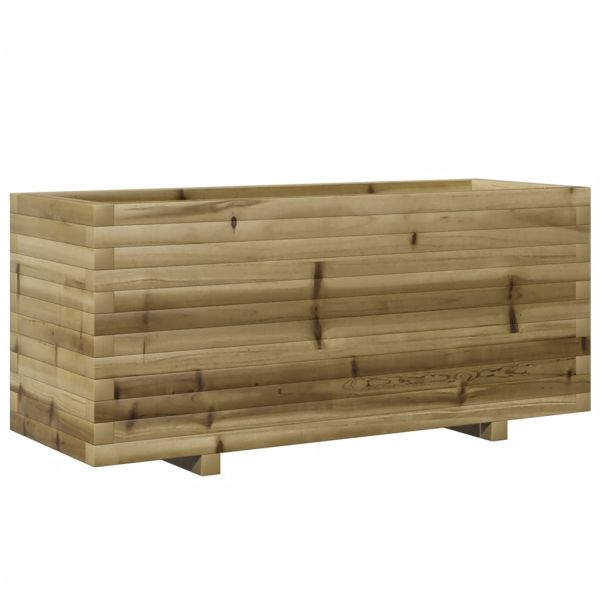 Градинска кашпа 110x40x49,5 см импрегниран бор