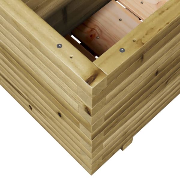 Градинска кашпа 110x40x49,5 см импрегниран бор