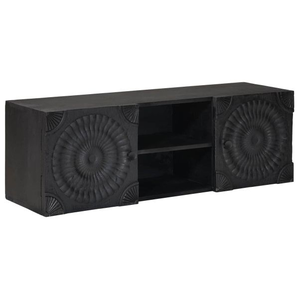 ТВ шкаф Черен 105 x 30 x 35 см