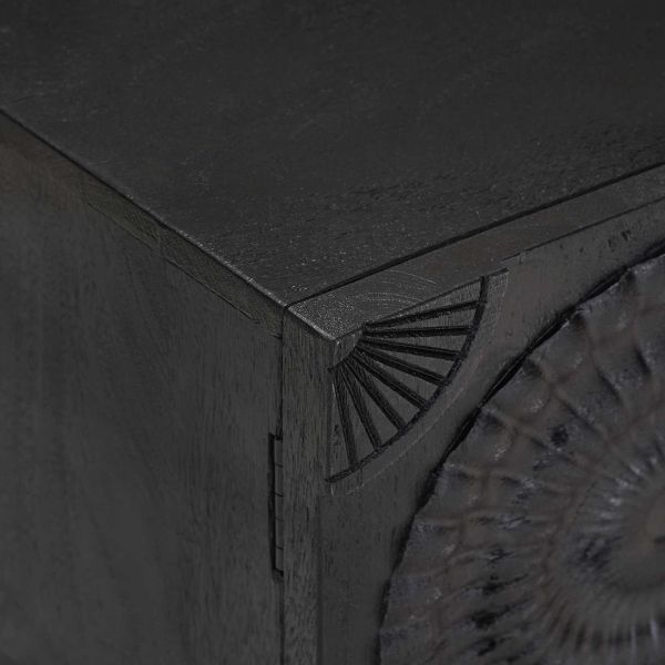 ТВ шкаф Черен 105 x 30 x 35 см