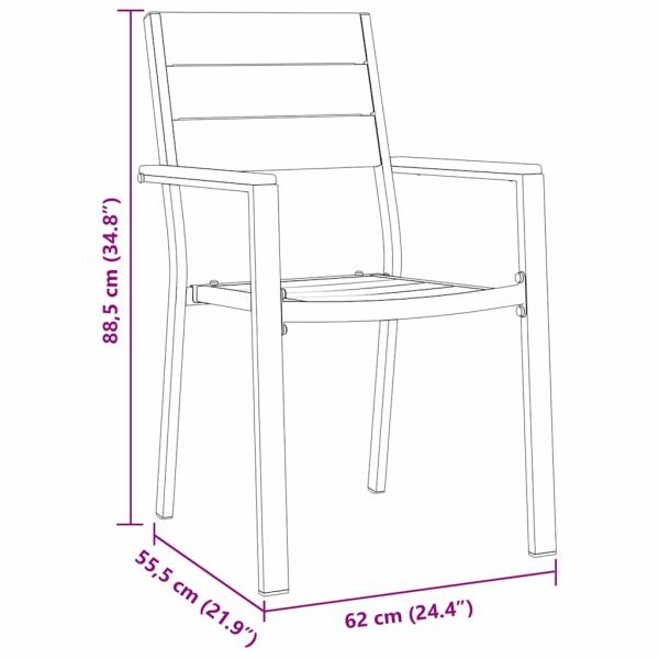 Комплект за хранене в градината 3 pcs Черно