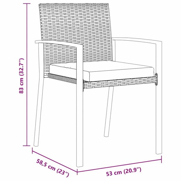 Комплект за хранене в градината 5 pcs Сив