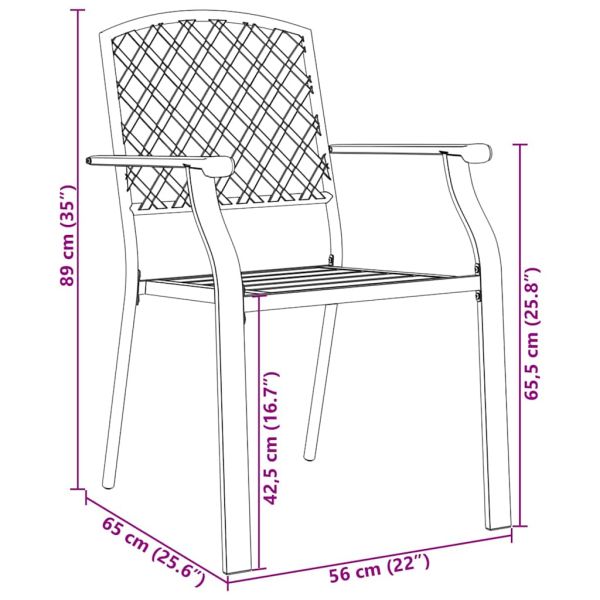 Комплект за хранене в градината 3 pcs Антрацит