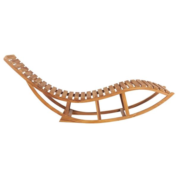 Шезлонг-люлка, тиково дърво масив