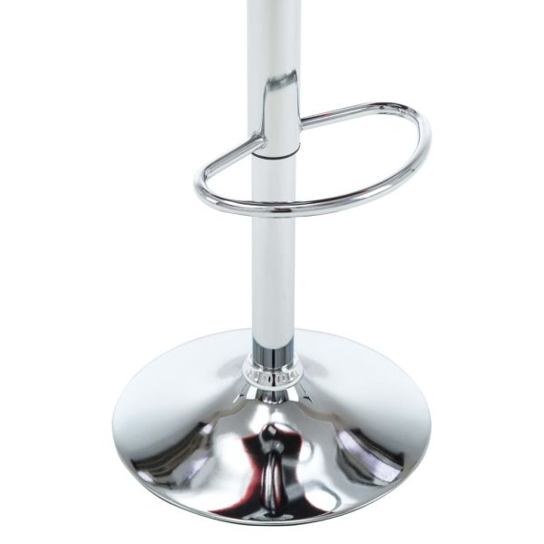 Бар табуретки, 2 бр, лилави, изкуствена кожа