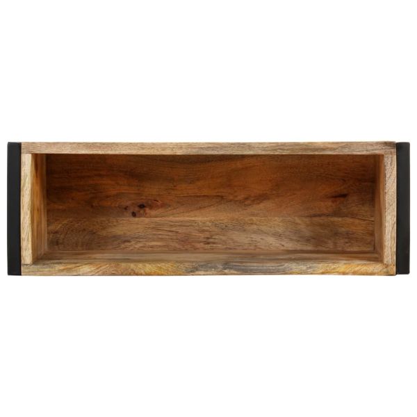 Плантер, 60x20x68 см, грубо мангово дърво