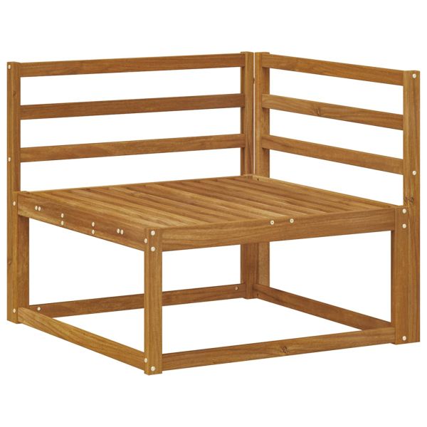 Комплект дивани за открито 9 pcs Естествен