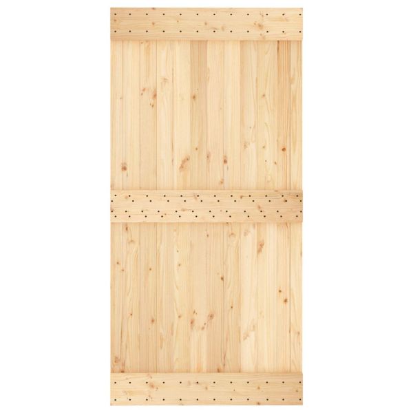 Врата NARVIK Естествен 100 x 210 cm Солидна борова дървесина