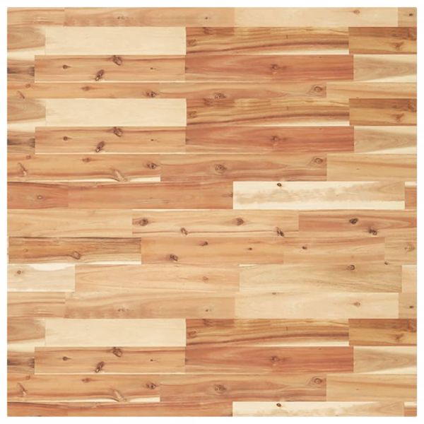 Плот за маса квадратен 80x80x4 см масивна акация