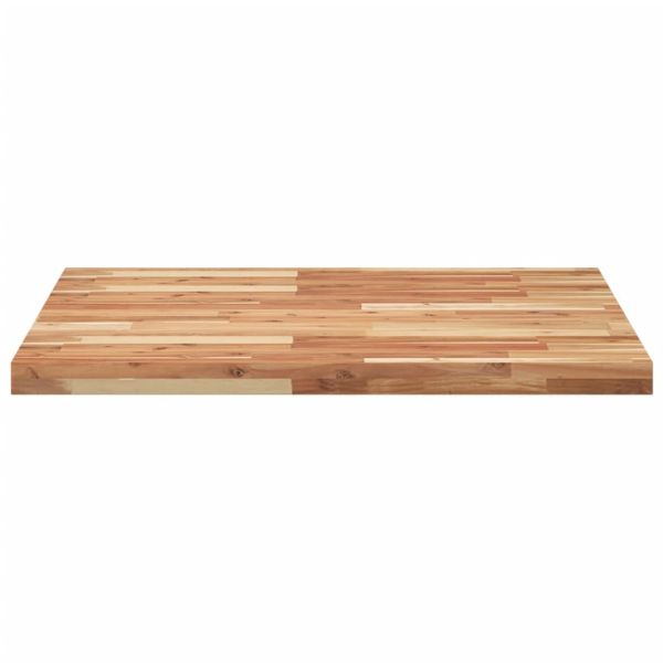 Плот за маса квадратен 80x80x4 см масивна акация