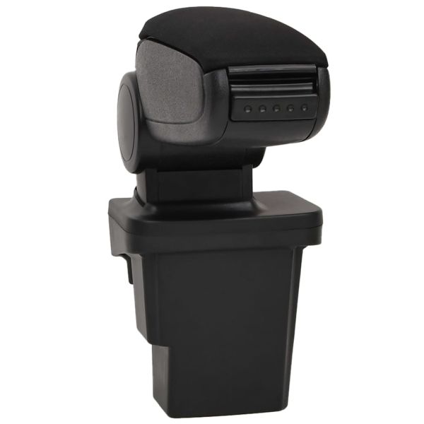 Подлакътник за кола черен 17x32x(37-53) см ABS
