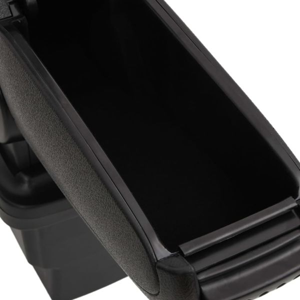 Подлакътник за кола черен 17x32x(37-53) см ABS