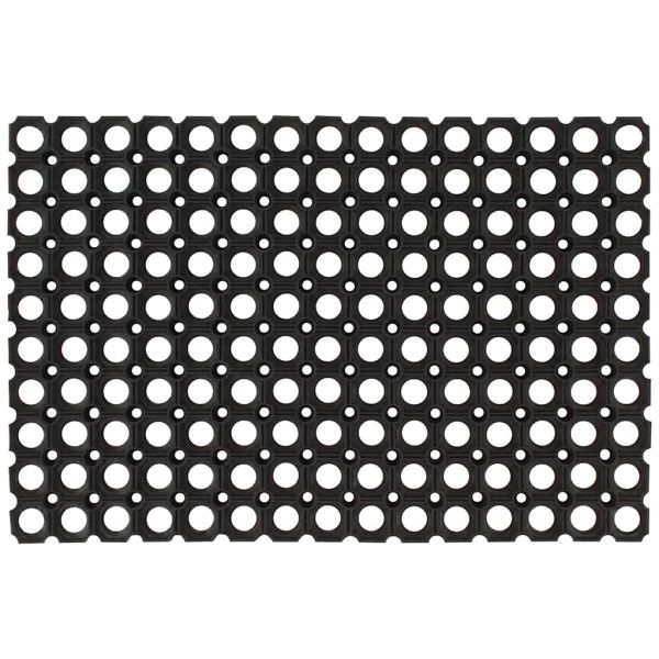 Изтривалка за врата правоъгълна 60x80 см гума