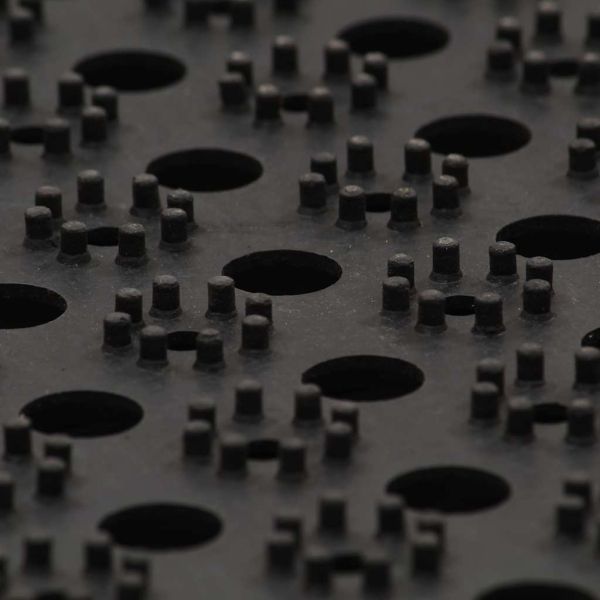 Изтривалка за врата правоъгълна 60x80 см гума