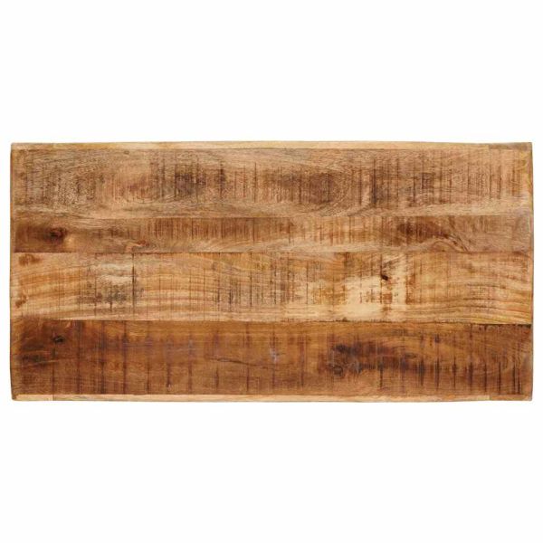 Н nesting маса 3 pcs Кафяво Солидно мангово дърво