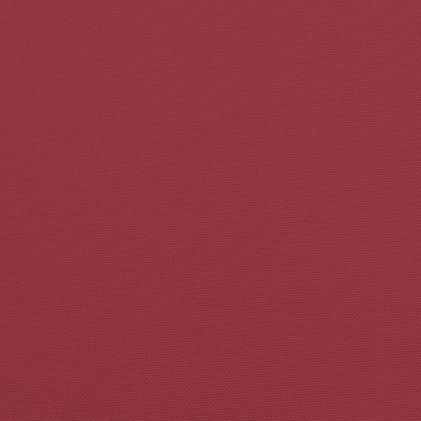 Възглавници за стол 6 бр виненочервени 40x40x4 см Оксфорд плат