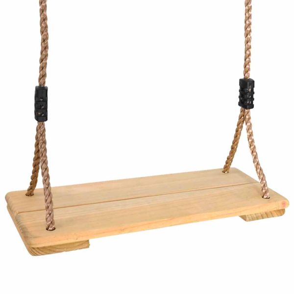 Люлка с дъска, 200 см, борово дърво масив