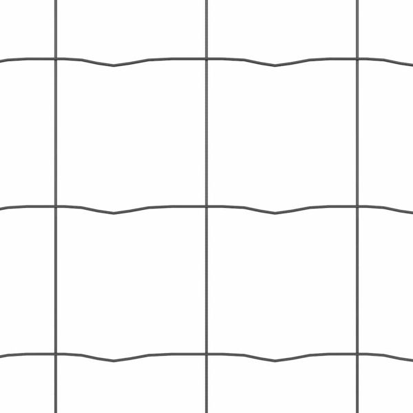 Ограда с пост Сив 1,2 x 25 m Стомана