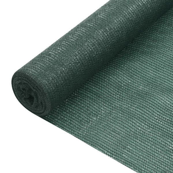 Засенчваща мрежа зелена 1,8x25 м HDPE 75 г/м²