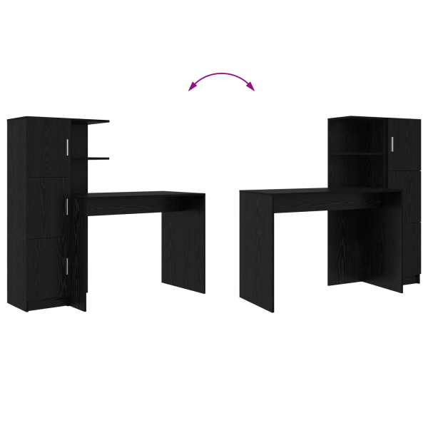 Бюро 2 pcs Черния дъб