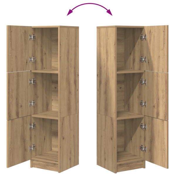 Висок шкаф Дъб 31.5 x 32 x 122.5 см