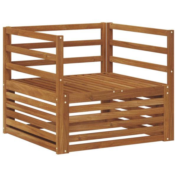 2 Брой Външен диван Натурално