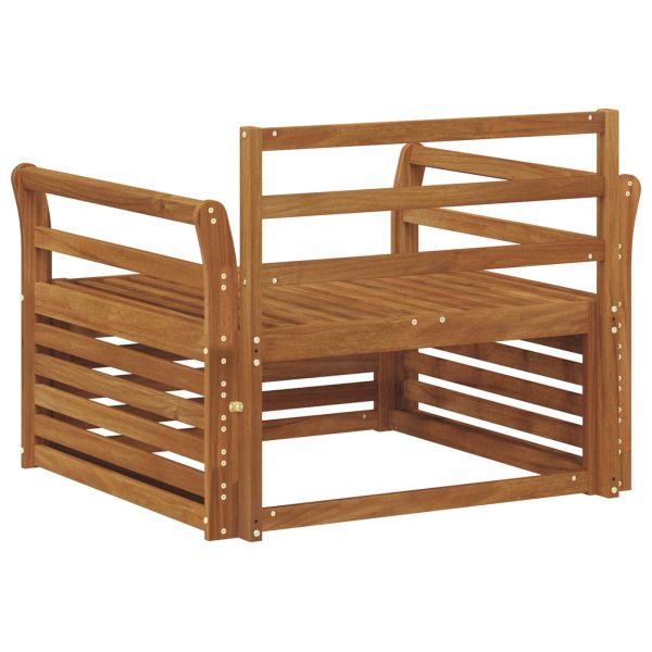 2 Брой Външен диван Натурално