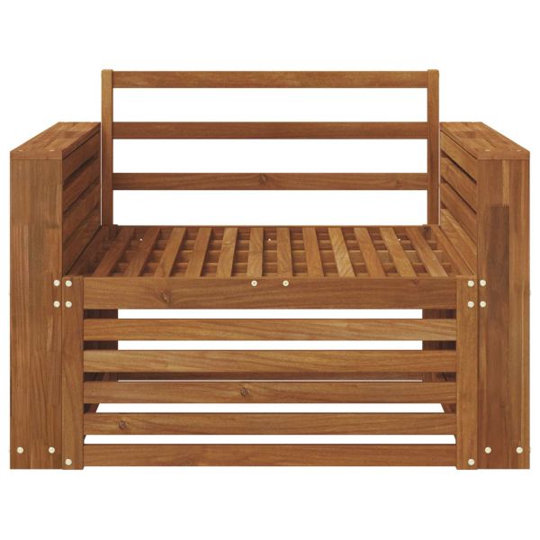 2 Брой Външен диван Натурално