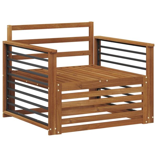 2 Брой Външен диван Натурално