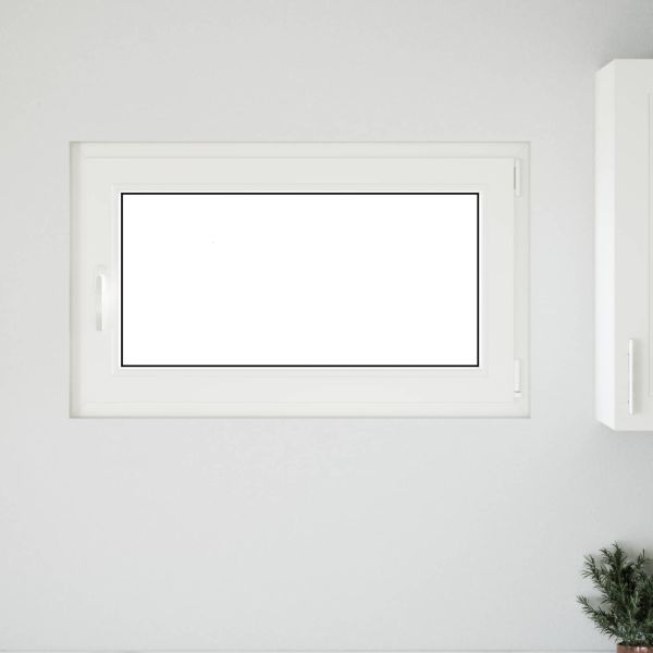 Прозорец за мазе с наклон и завъртане RISOR 100 x 60 cm