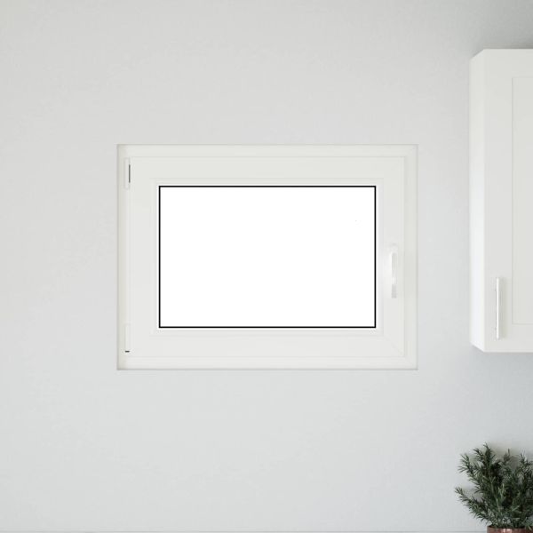 Прозорец за мазе с наклон и завъртане RISOR 80 x 60 cm