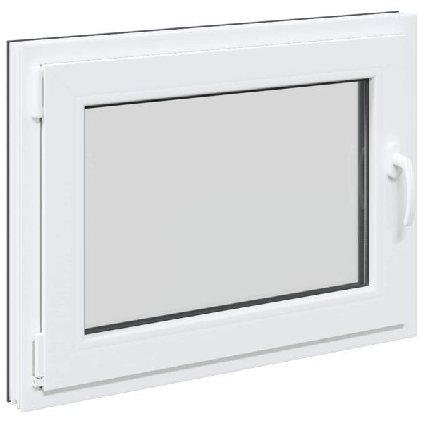 Прозорец за мазе RISOR 80 x 70 cm PVC и стъкло Антрацит