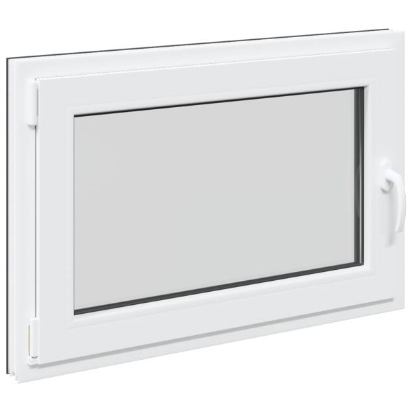 Прозорец за мазе RISOR 90 x 50 cm PVC и стъкло Антрацит