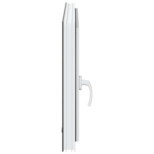 Прозорец за мазе RISOR 90 x 60 cm PVC и стъкло Антрацит