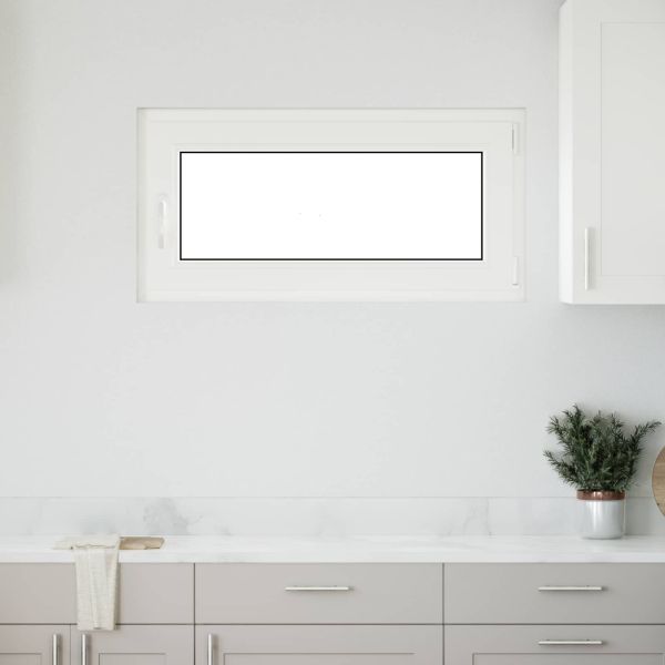 Прозорец за мазе RISOR 100 x 50 cm PVC и стъкло Антрацит