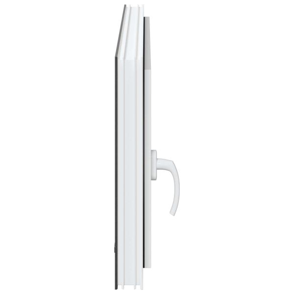 Прозорец за мазе RISOR 100 x 50 cm PVC и стъкло Антрацит