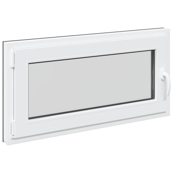 Прозорец за мазе RISOR 100 x 50 cm PVC и стъкло Антрацит