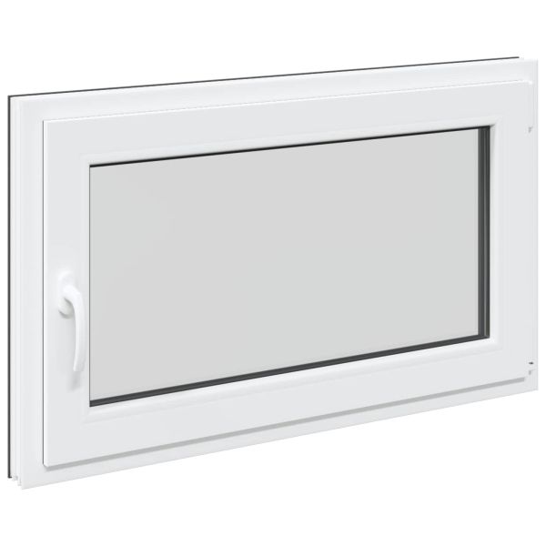 Прозорец за мазе RISOR 100 x 60 cm PVC и стъкло Антрацит