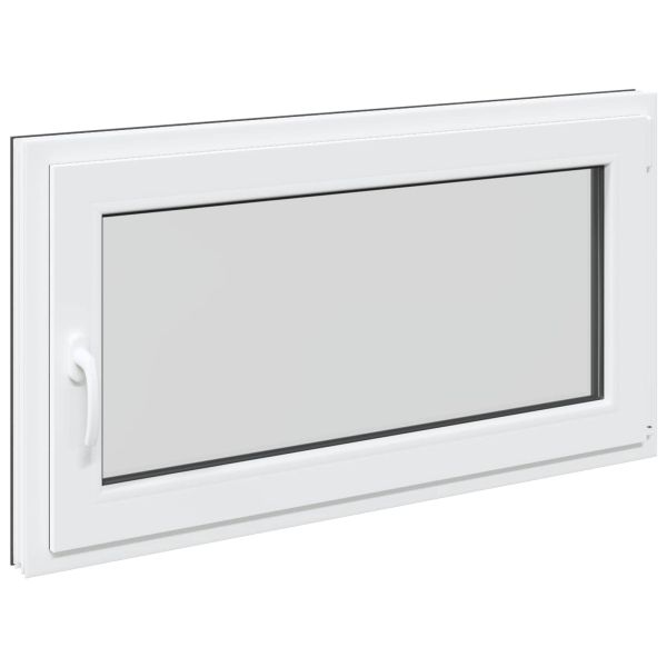 Прозорец за мазе RISOR 110 x 50 cm PVC и стъкло Антрацит