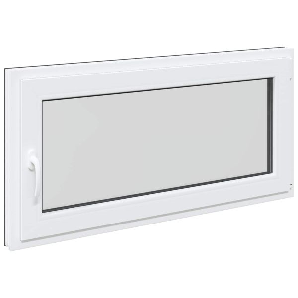 Прозорец за мазе RISOR 120 x 60 cm PVC и стъкло Антрацит