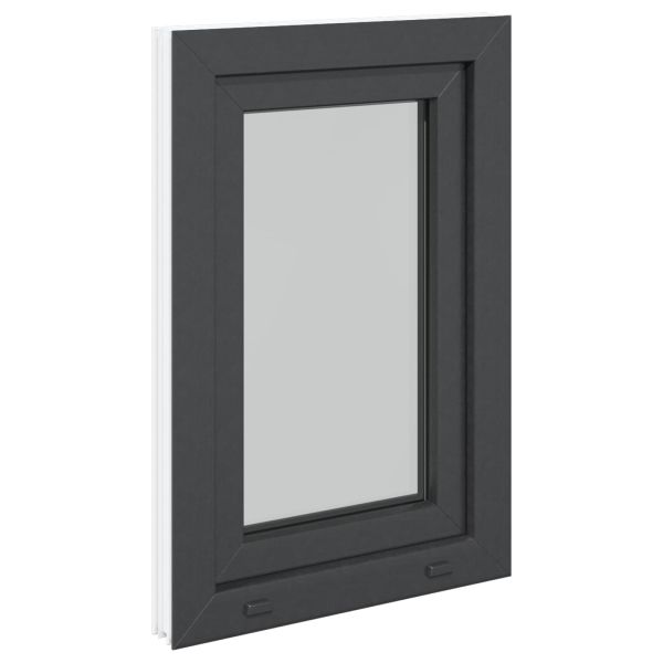 Прозорец за мазе RISOR 50 x 75 cm PVC и стъкло Антрацит
