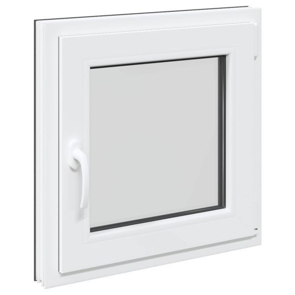 Прозорец за мазе RISOR 60 x 60 cm PVC и стъкло Антрацит