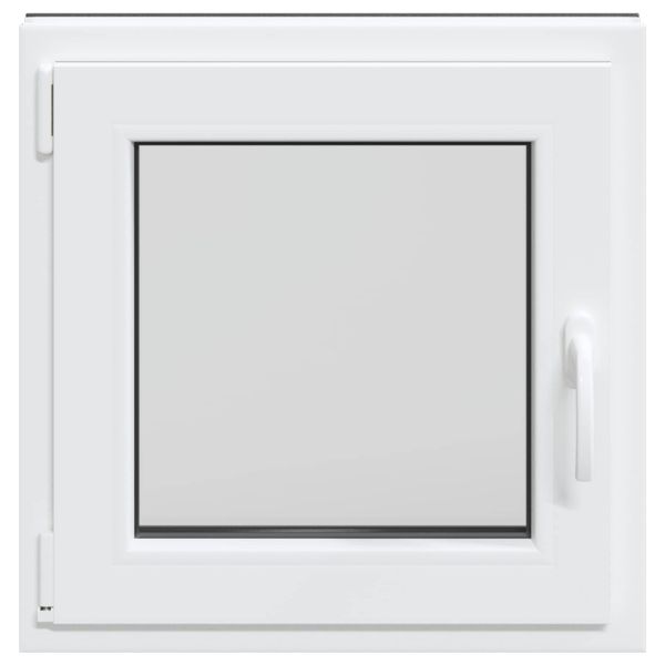 Прозорец за мазе RISOR 60 x 60 cm PVC и стъкло Антрацит
