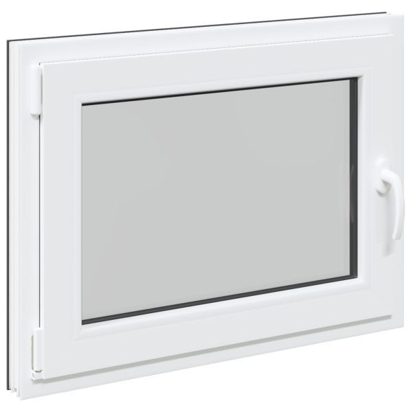 Прозорец за мазе RISOR 80 x 60 cm PVC и стъкло Антрацит