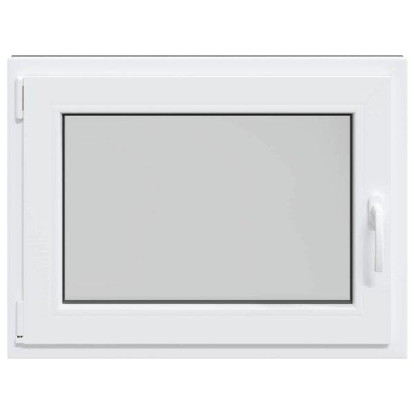 Прозорец за мазе RISOR 80 x 60 cm PVC и стъкло Антрацит