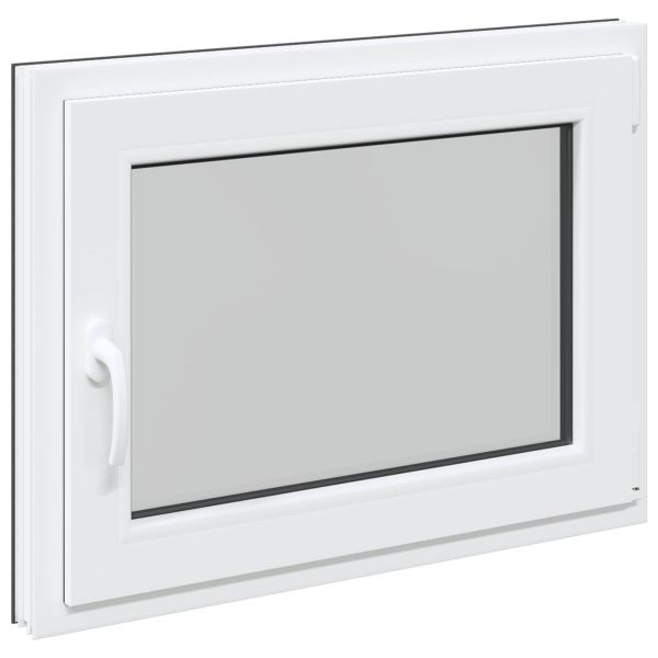 Прозорец за мазе RISOR 80 x 60 cm PVC и стъкло Антрацит