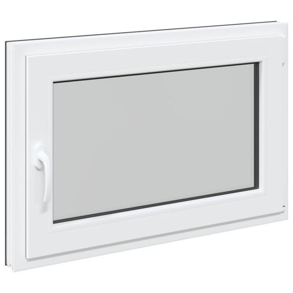 Прозорец за мазе RISOR 90 x 60 cm PVC и стъкло Антрацит