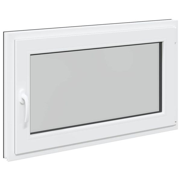 Прозорец за мазе RISOR 100 x 70 cm PVC и стъкло Антрацит