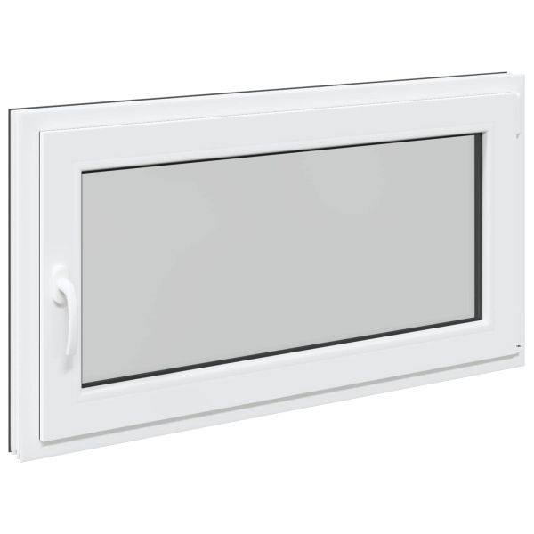 Прозорец за мазе RISOR 110 x 50 cm PVC и стъкло Антрацит