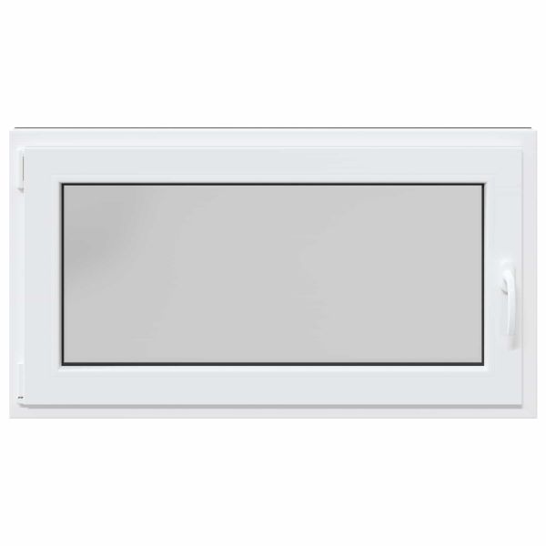 Прозорец за мазе RISOR 110 x 70 cm PVC и стъкло Антрацит